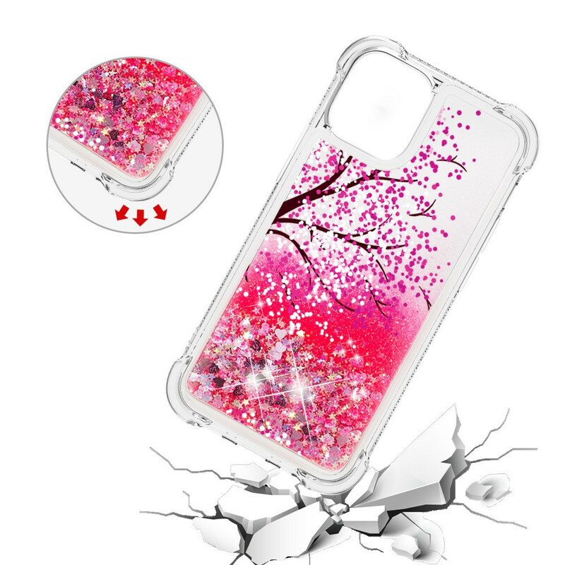 Cover iPhone 13 Mini Albero Glitterato