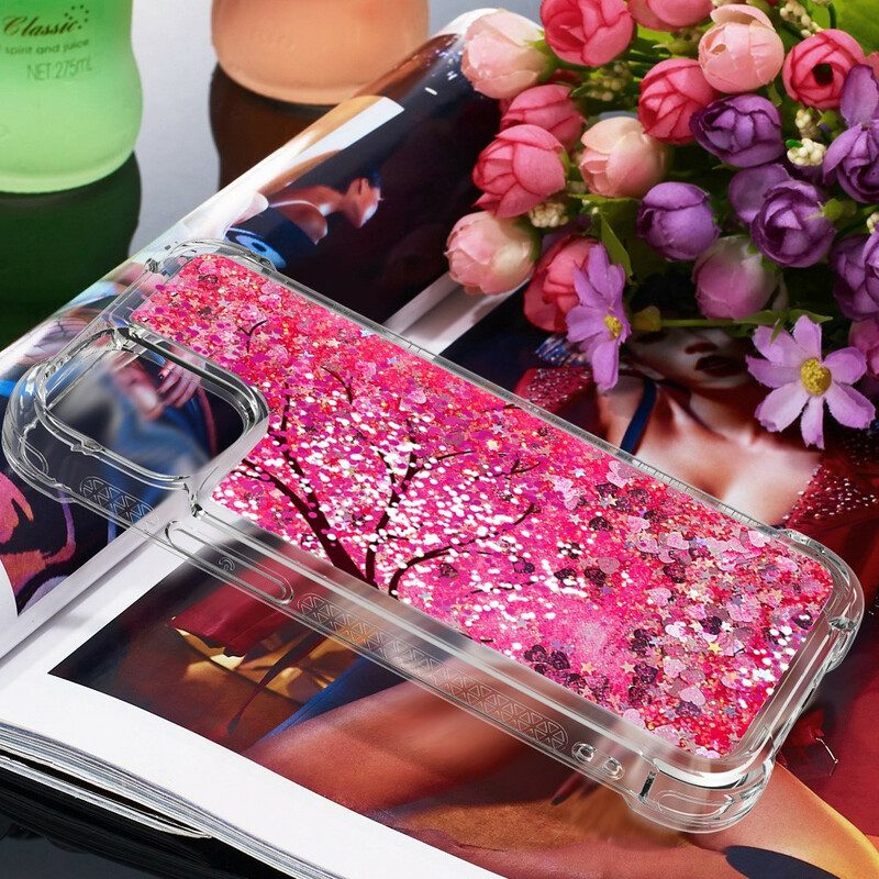 Cover iPhone 13 Mini Albero Glitterato