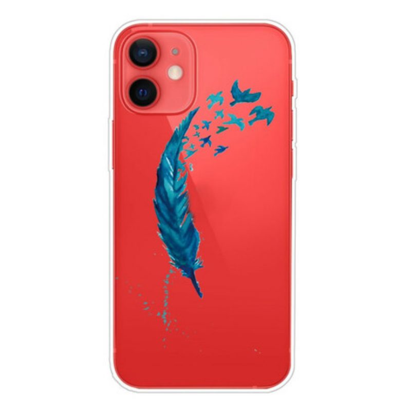 Cover iPhone 13 Mini Bella Piuma Blu