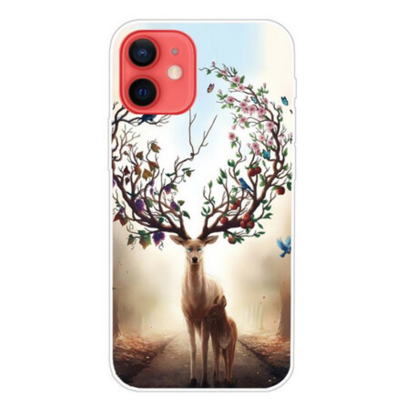 Cover iPhone 13 Mini Cervo Flessibile