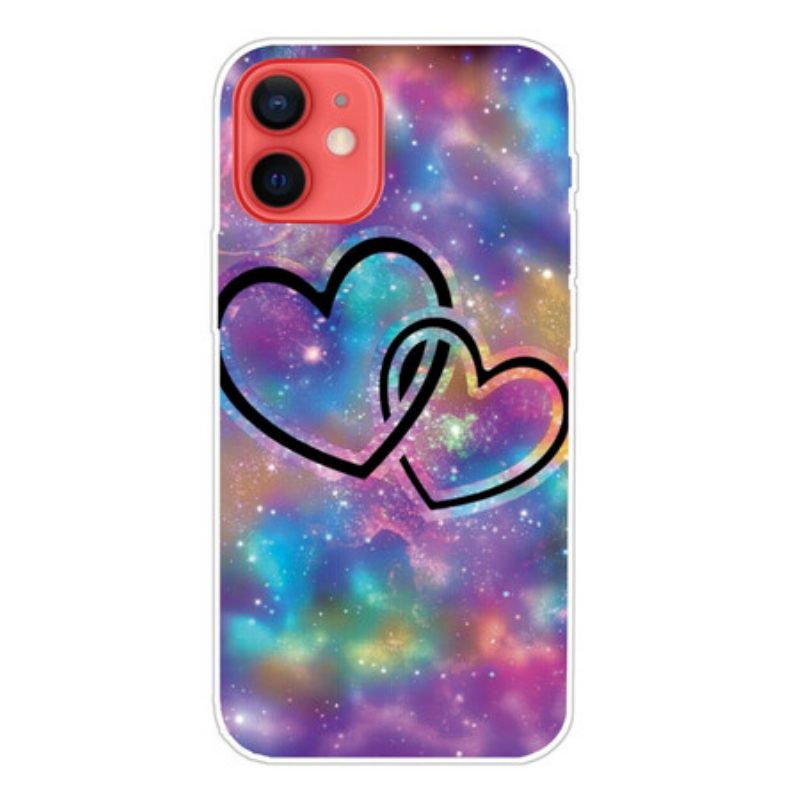 Cover iPhone 13 Mini Cuori Incatenati