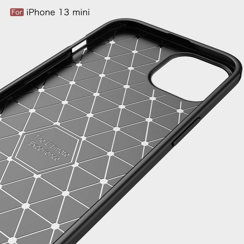 Cover iPhone 13 Mini Fibra Di Carbonio Spazzolata