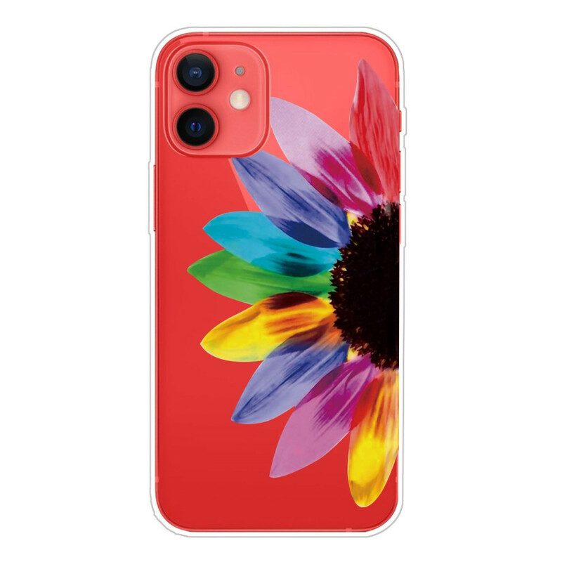 Cover iPhone 13 Mini Fiore Colorato