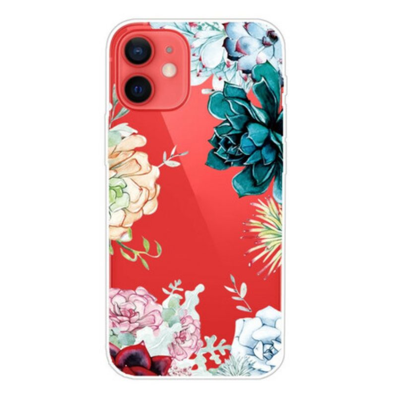 Cover iPhone 13 Mini Fiori Dell'acquerello