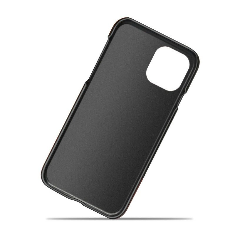 Cover iPhone 13 Mini Ksq Effetto Pelle Bicolore