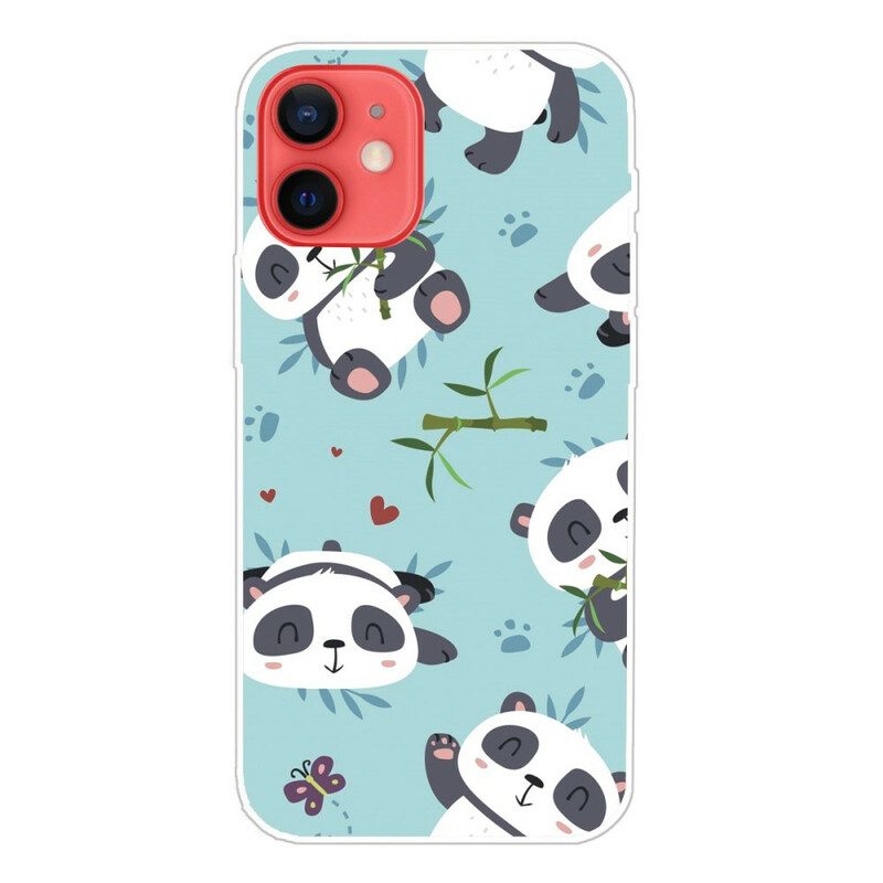 Cover iPhone 13 Mini Mazzo Di Panda