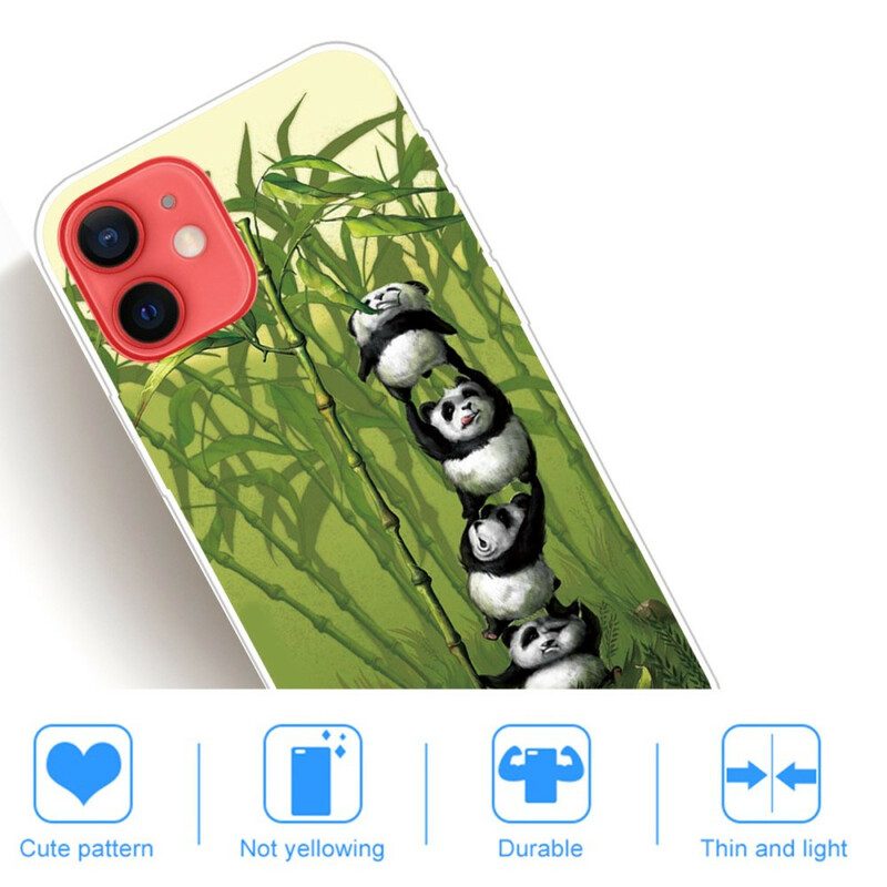 Cover iPhone 13 Mini Mazzo Di Panda