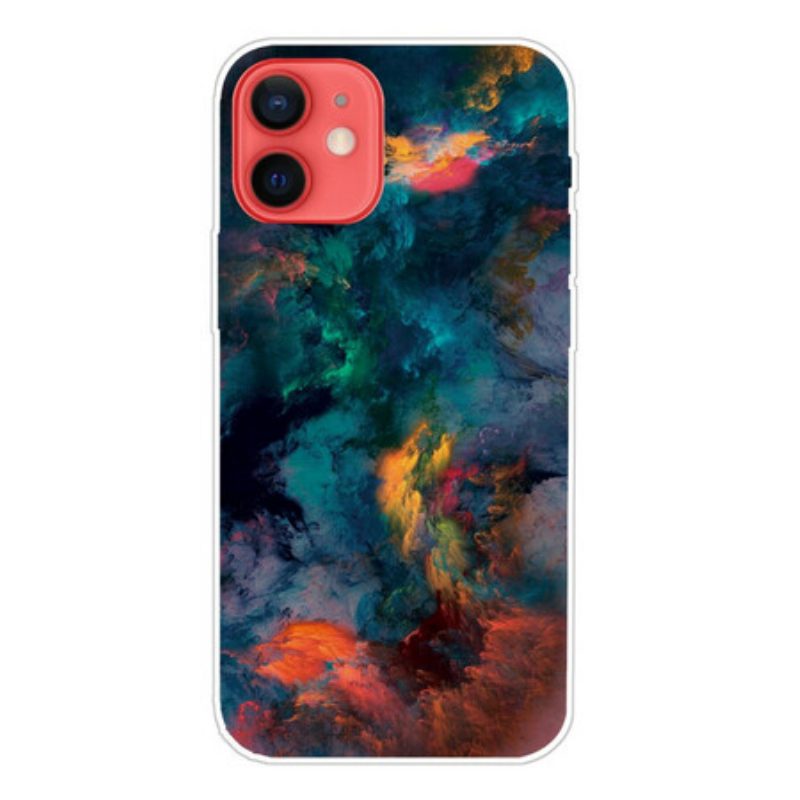 Cover iPhone 13 Mini Nuvole Colorate