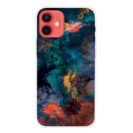 Cover iPhone 13 Mini Nuvole Colorate