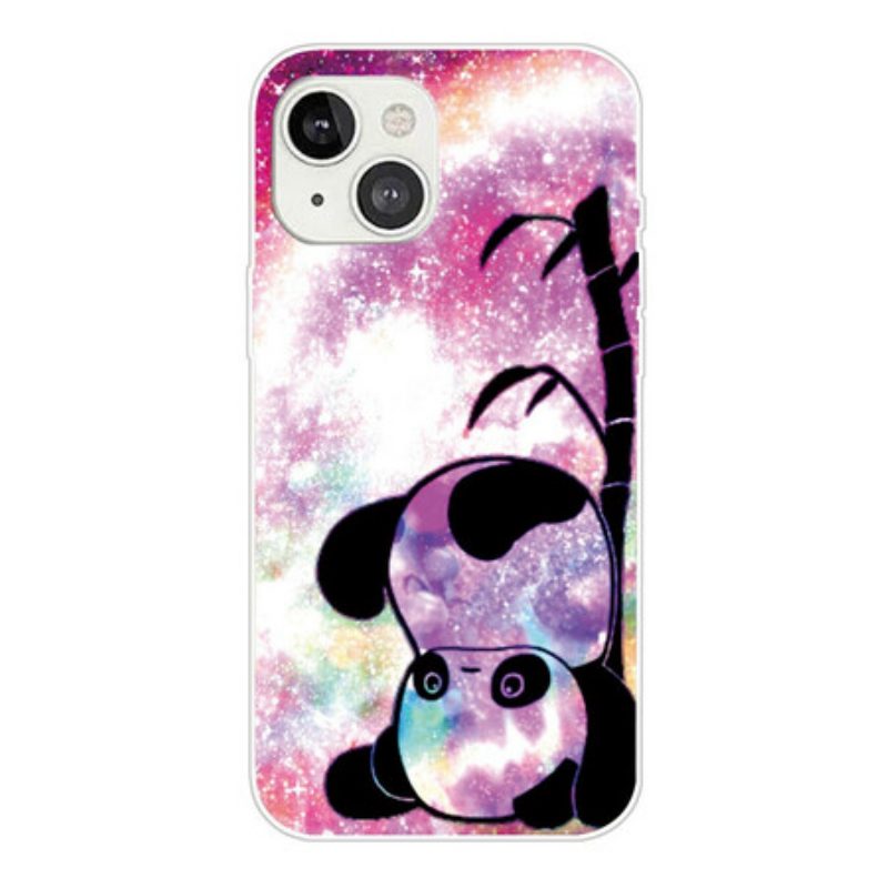 Cover iPhone 13 Mini Panda E Bambù