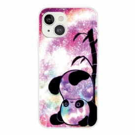 Cover iPhone 13 Mini Panda E Bambù