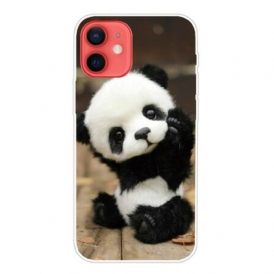 Cover iPhone 13 Mini Panda Flessibile