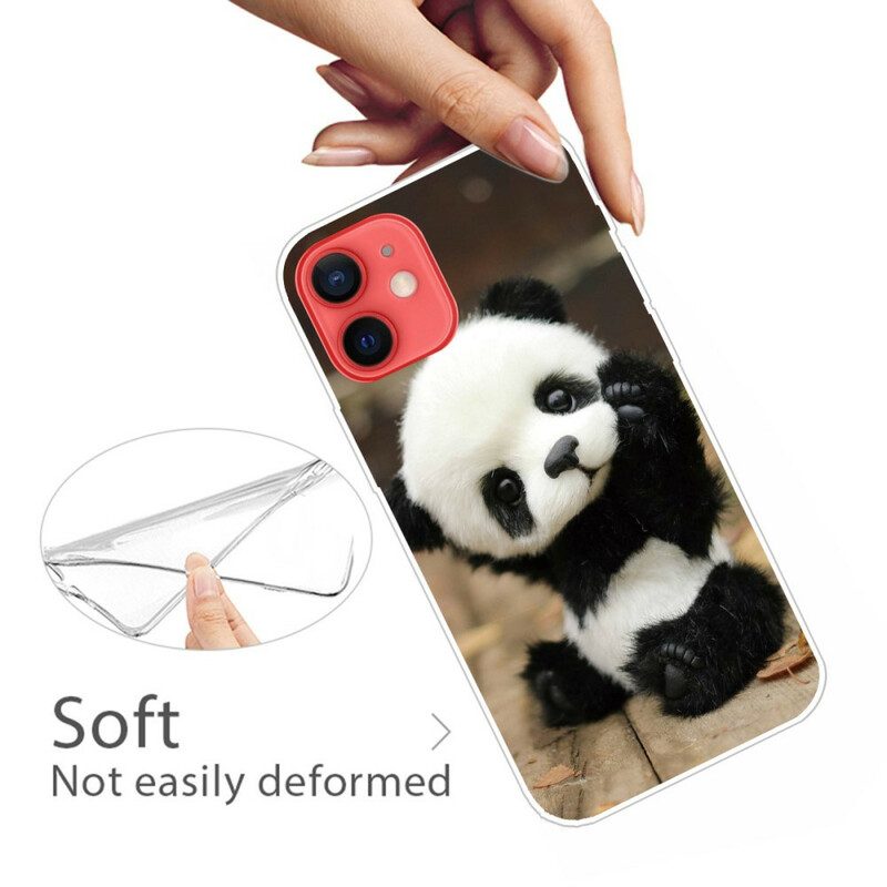 Cover iPhone 13 Mini Panda Flessibile