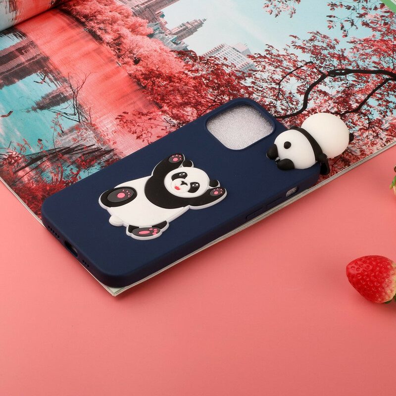 Cover iPhone 13 Mini Panda Grasso 3d