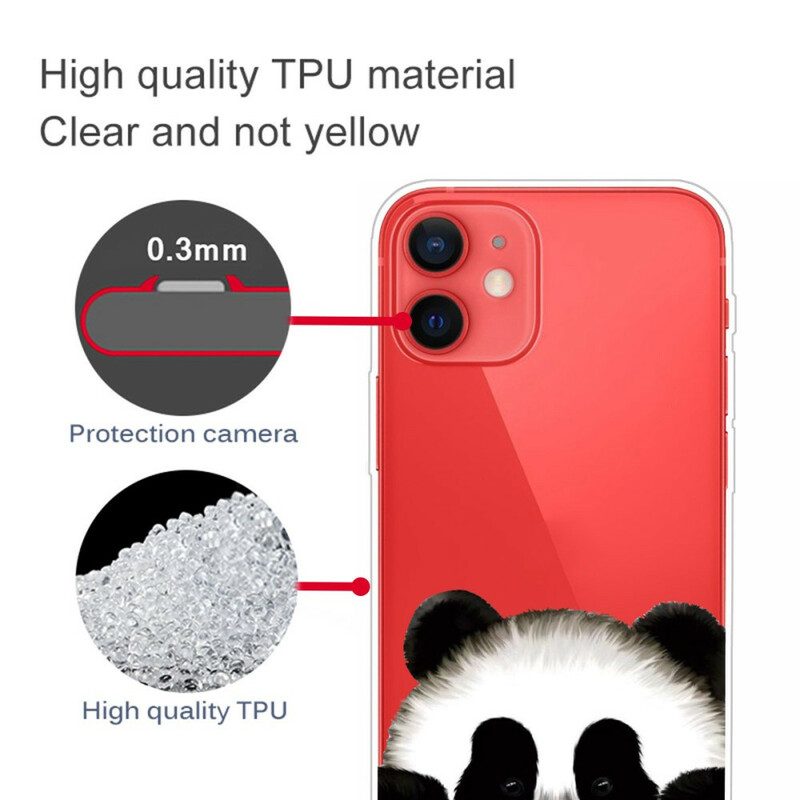 Cover iPhone 13 Mini Panda Senza Soluzione Di Continuità