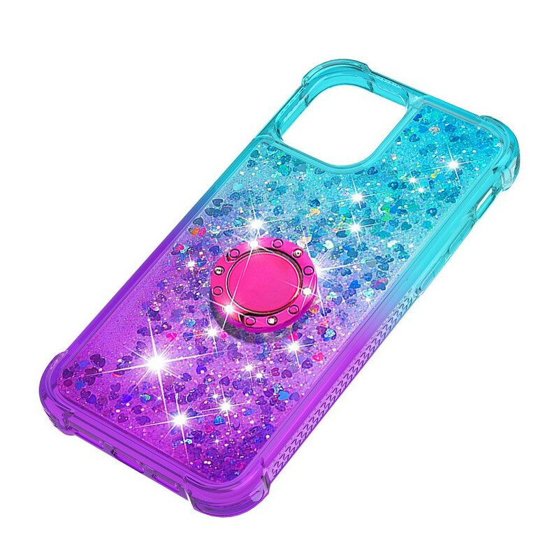 Cover iPhone 13 Mini Staffa Ad Anello Glitterata