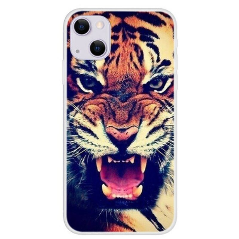 Cover iPhone 13 Mini Tigre Anteriore