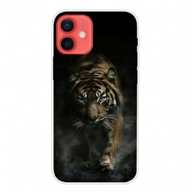 Cover iPhone 13 Mini Tigre Flessibile
