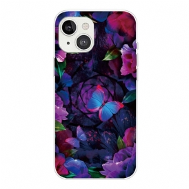 Cover iPhone 13 Mini Variazione Farfalle