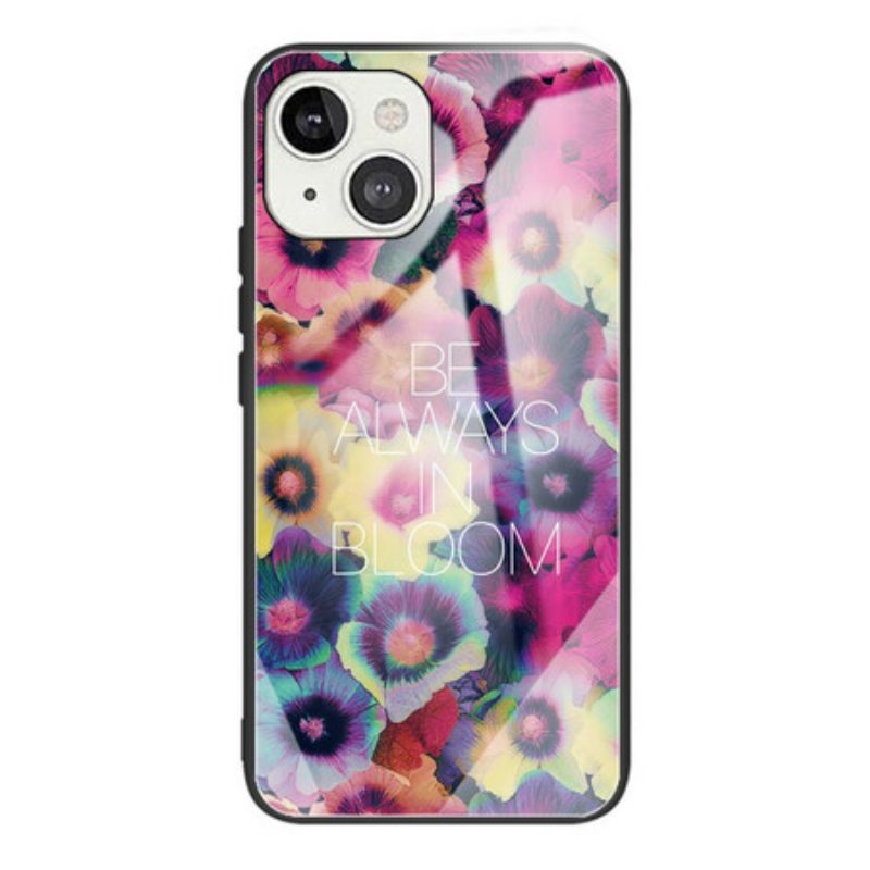 Cover iPhone 13 Mini Vetro Temperato Be Always In Bloom