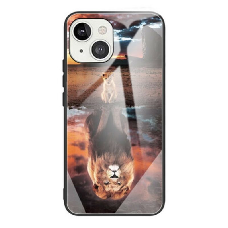 Cover iPhone 13 Mini Vetro Temperato Da Sogno Di Lion Cub