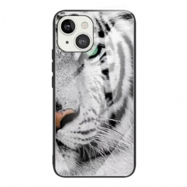 Cover iPhone 13 Mini Vetro Temperato Tigre