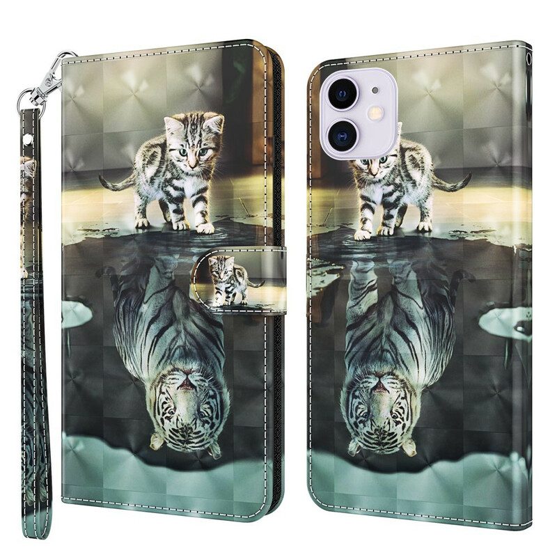 Custodia in pelle iPhone 13 Mini Ernesto La Tigre