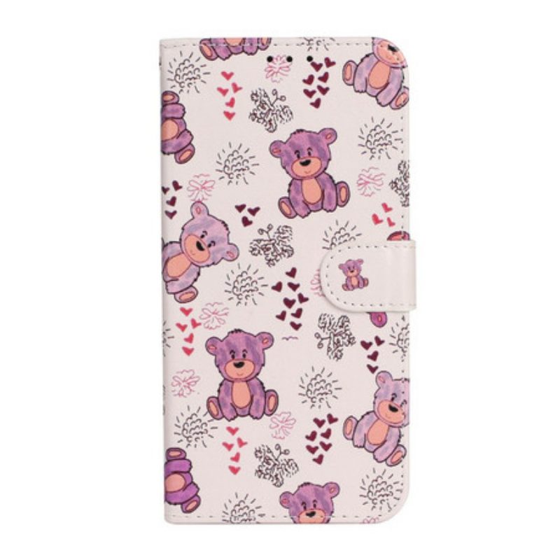 Custodia in pelle iPhone 13 Mini Solo Orsi