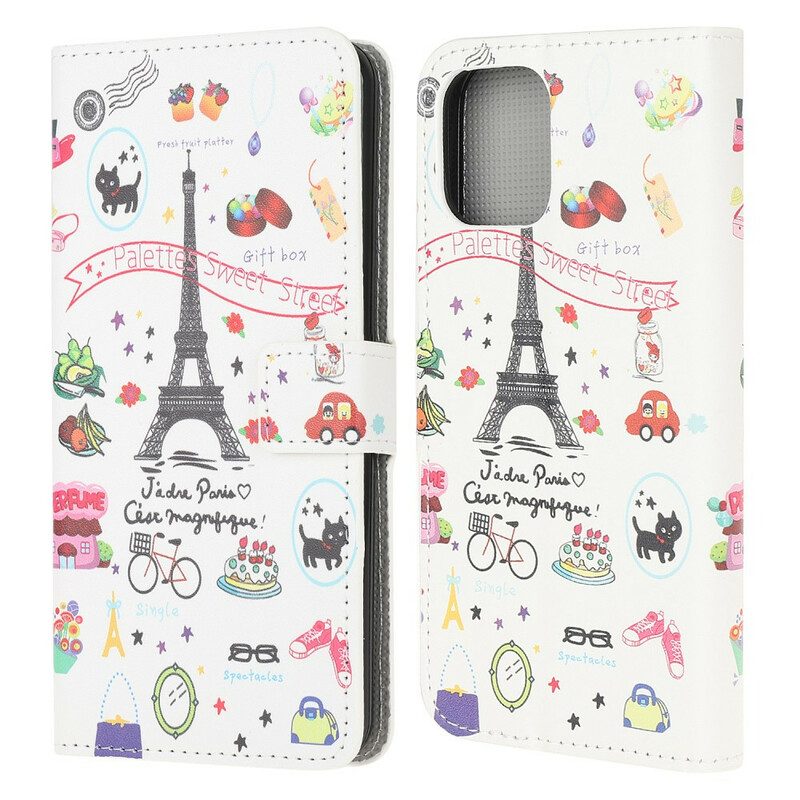 Folio Cover iPhone 13 Mini Amo Parigi