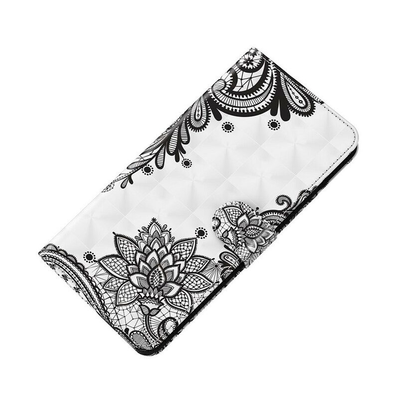 Folio Cover iPhone 13 Mini Fiori Di Pizzo