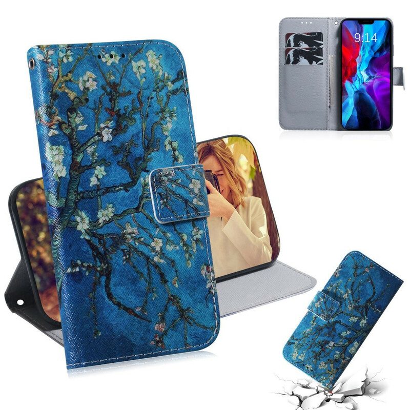 Folio Cover iPhone 13 Mini Ramo Di Un Albero In Fiore