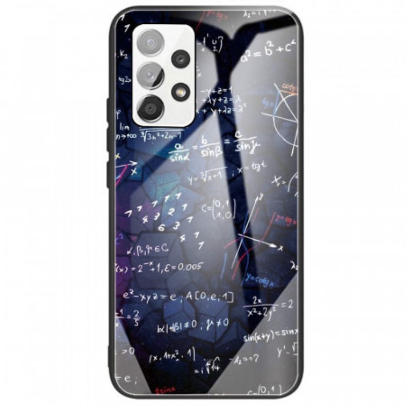 Cover Samsung Galaxy A33 5G Calcoli Matematici In Vetro Temperato