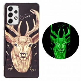 Cover Samsung Galaxy A33 5G Cervo Maestoso Fluorescente