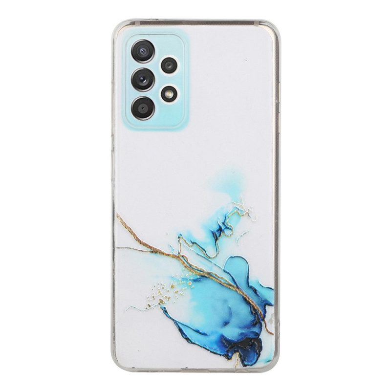 Cover Samsung Galaxy A33 5G Effetto Marmo Siliconato