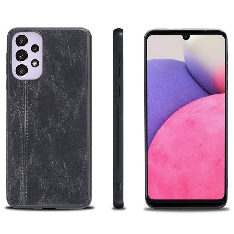 Cover Samsung Galaxy A33 5G Effetto Pelle Couture