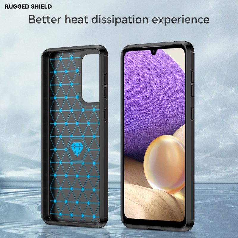 Cover Samsung Galaxy A33 5G Fibra Di Carbonio Spazzolata