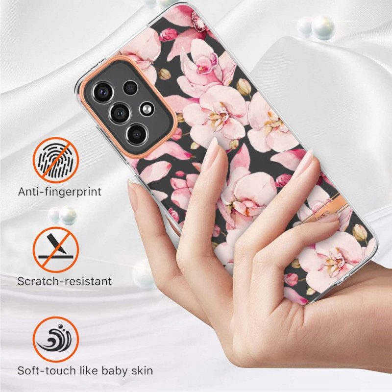 Cover Samsung Galaxy A33 5G Floreale Senza Soluzione Di Continuità