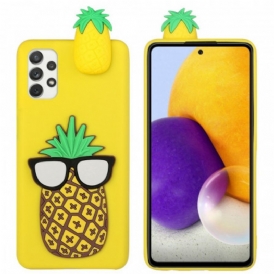 Cover Samsung Galaxy A33 5G Occhiali 3d Ananas