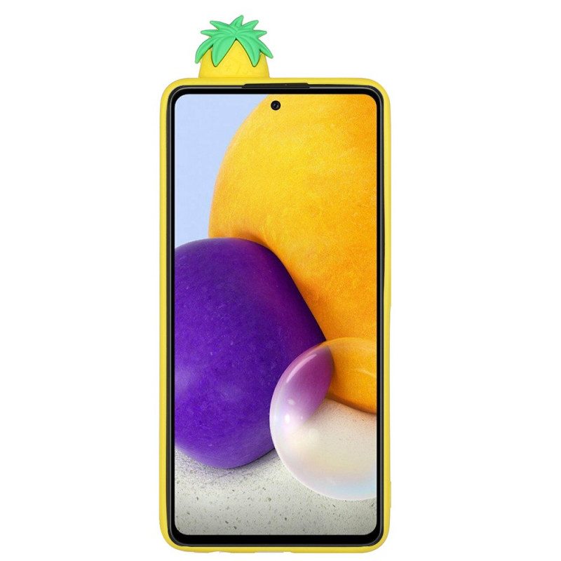 Cover Samsung Galaxy A33 5G Occhiali 3d Ananas