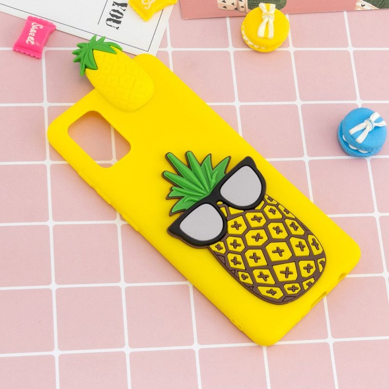 Cover Samsung Galaxy A33 5G Occhiali 3d Ananas