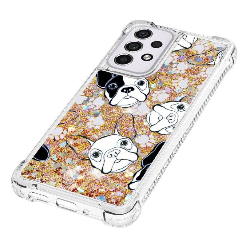 Cover Samsung Galaxy A33 5G Signor Cane Paillettes