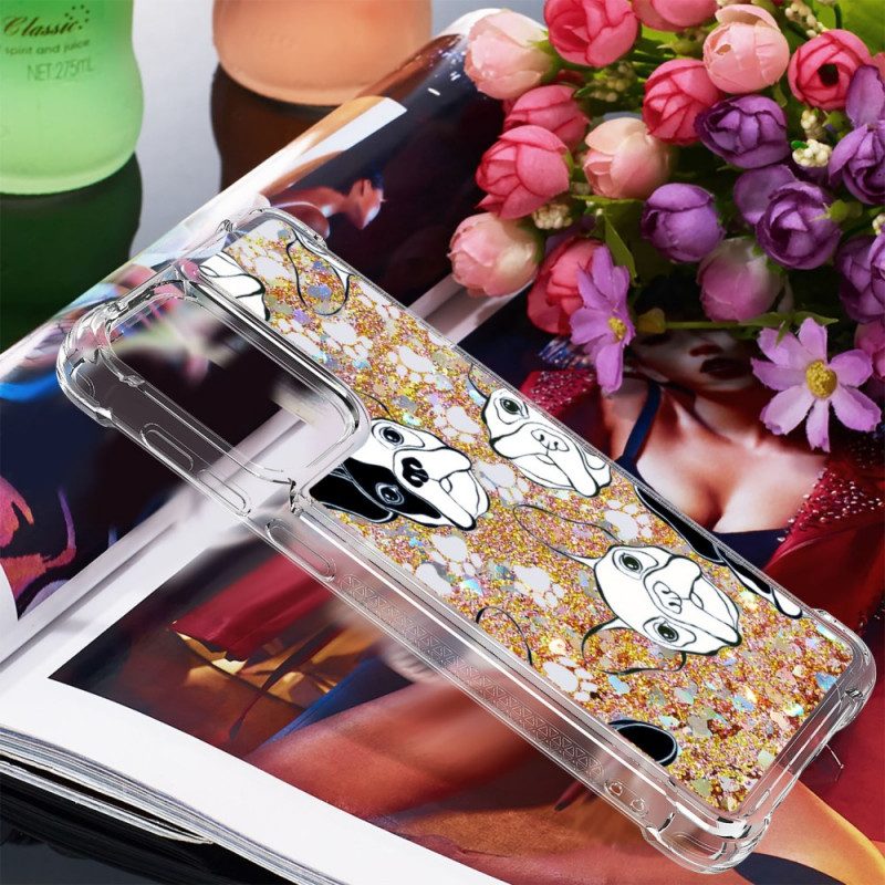 Cover Samsung Galaxy A33 5G Signor Cane Paillettes