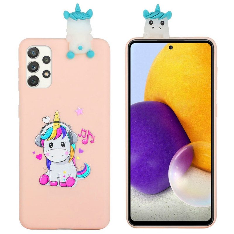 Cover Samsung Galaxy A33 5G Unicorno Divertimento 3d