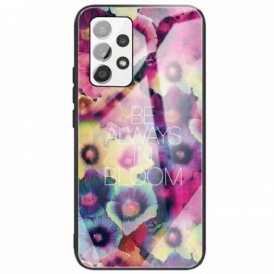 Cover Samsung Galaxy A33 5G Vetro Temperato Be Always In Bloom
