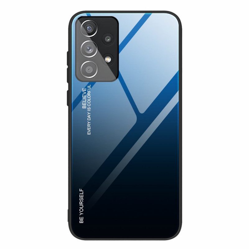 Cover Samsung Galaxy A33 5G Vetro Temperato Sii Te Stesso