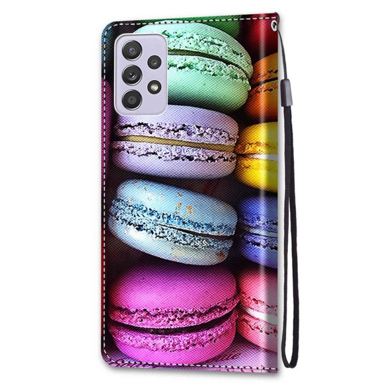 Custodia A Portafoglio Samsung Galaxy A33 5G Macarons