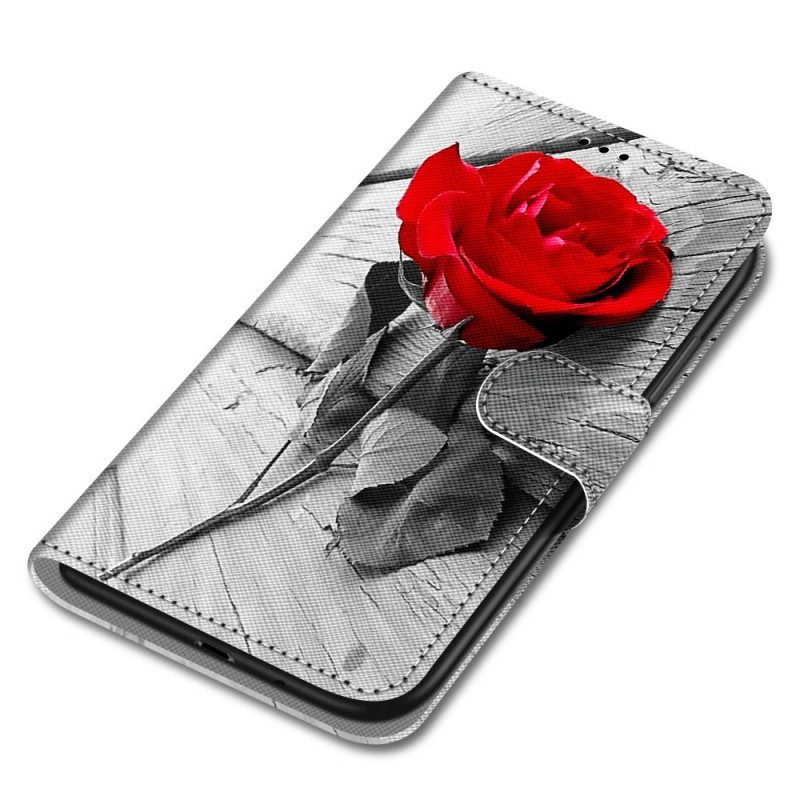 Custodia A Portafoglio Samsung Galaxy A33 5G Rosa Romantico