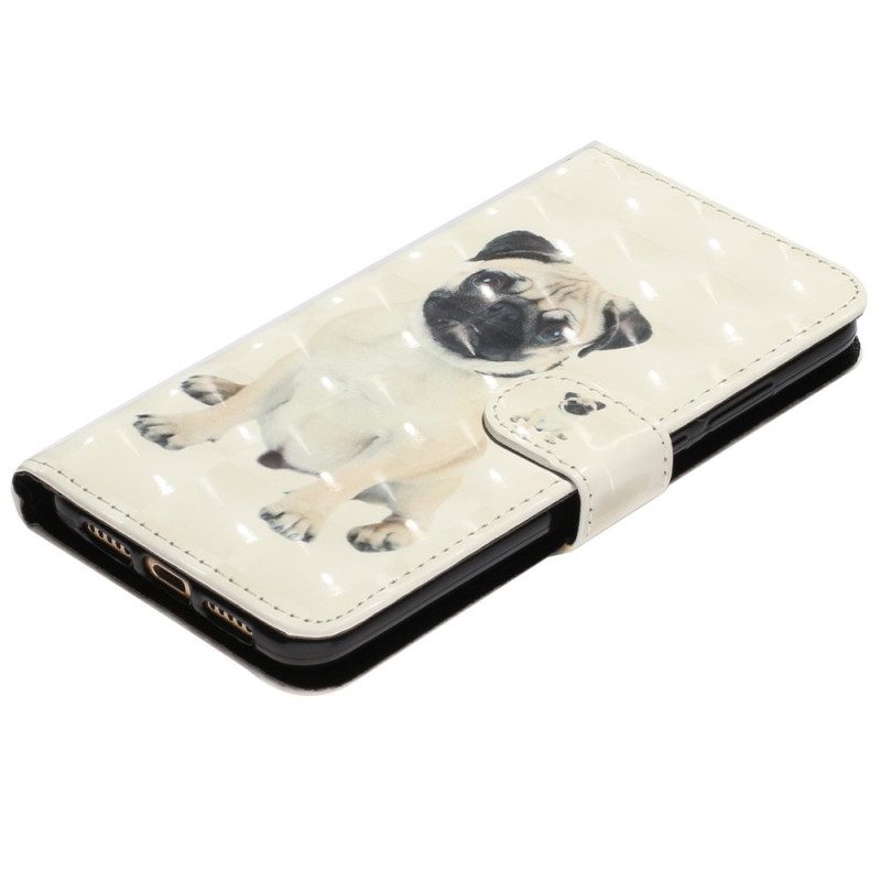 Custodia in pelle Samsung Galaxy A33 5G Cane Perizoma