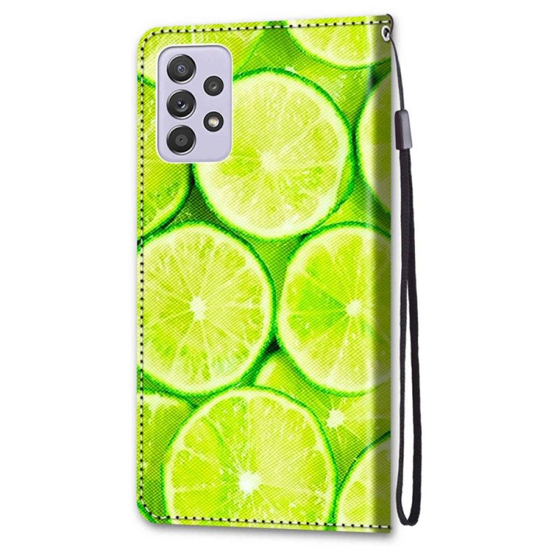 Custodia in pelle Samsung Galaxy A33 5G Limes