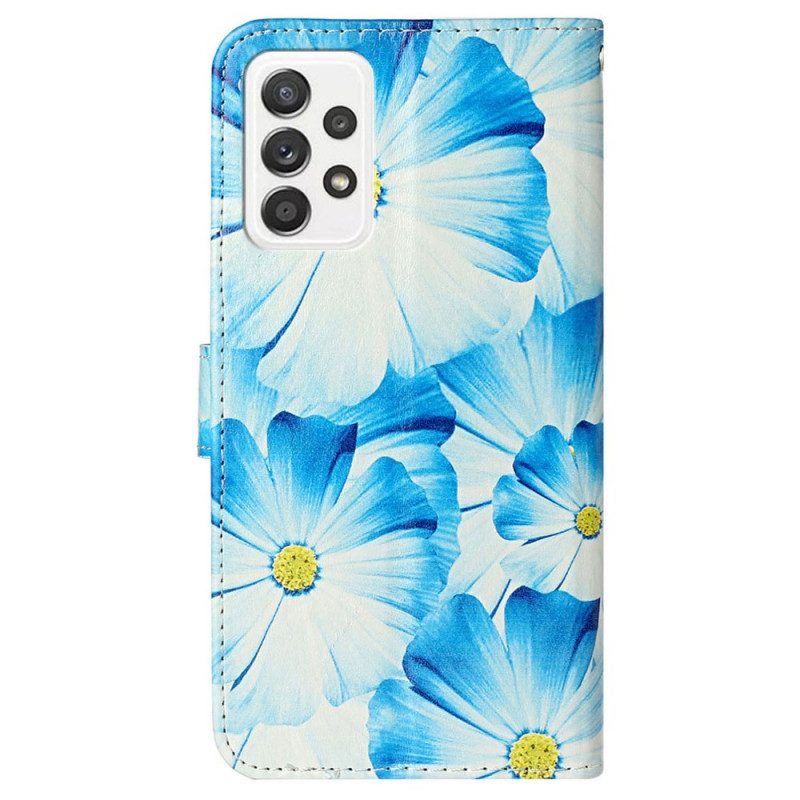 Custodia in pelle Samsung Galaxy A33 5G Lo Stile Floreale